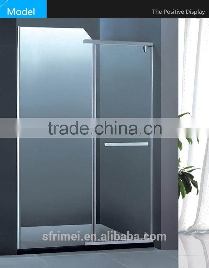 Aluminium Alloy Frame Sliding Open Style 6MM Glass Shower Door K-12