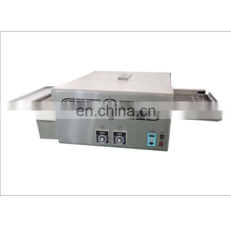 commercial electric conveyor belt pizza oven