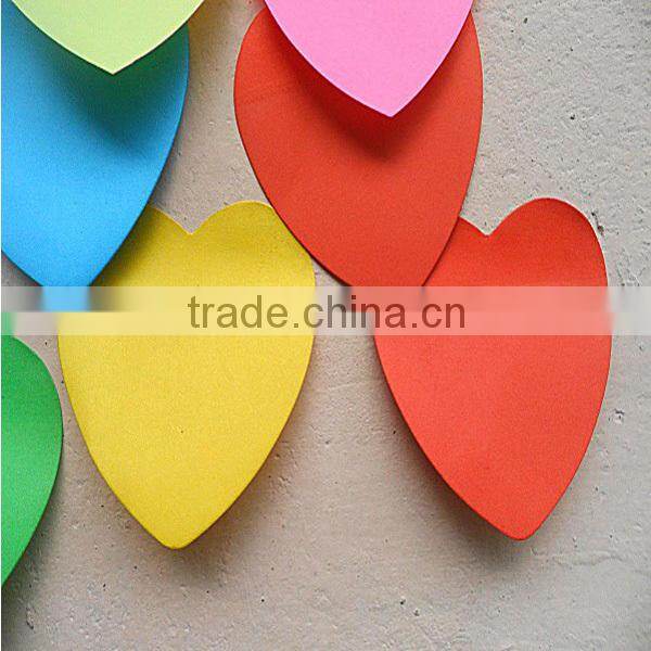 cute sticky note pad heart shaped notepads