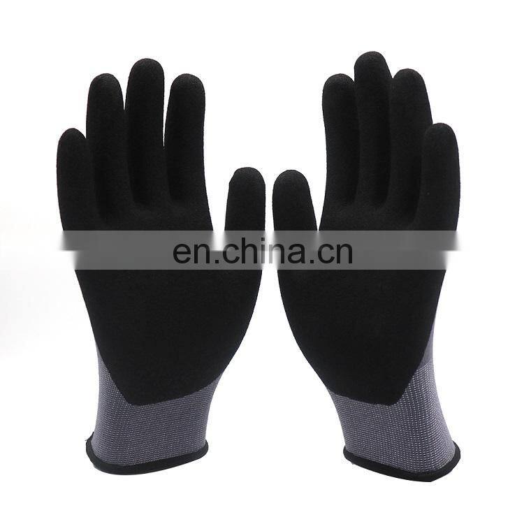 Nitrile Grip Work Gloves for Construction Workers