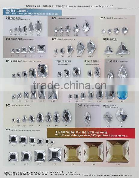 super fancy trangle acrylic stone with claw cup