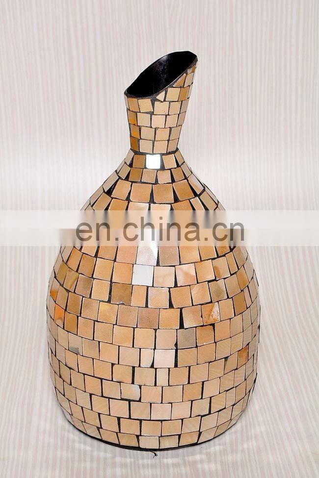 silver aluminium flower pots