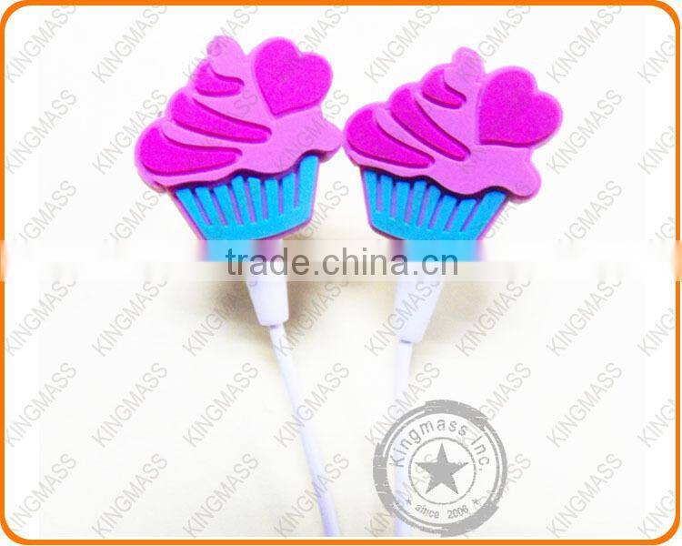 2015 Newest Products cute custom design earbuds with logo cheap goods from china
