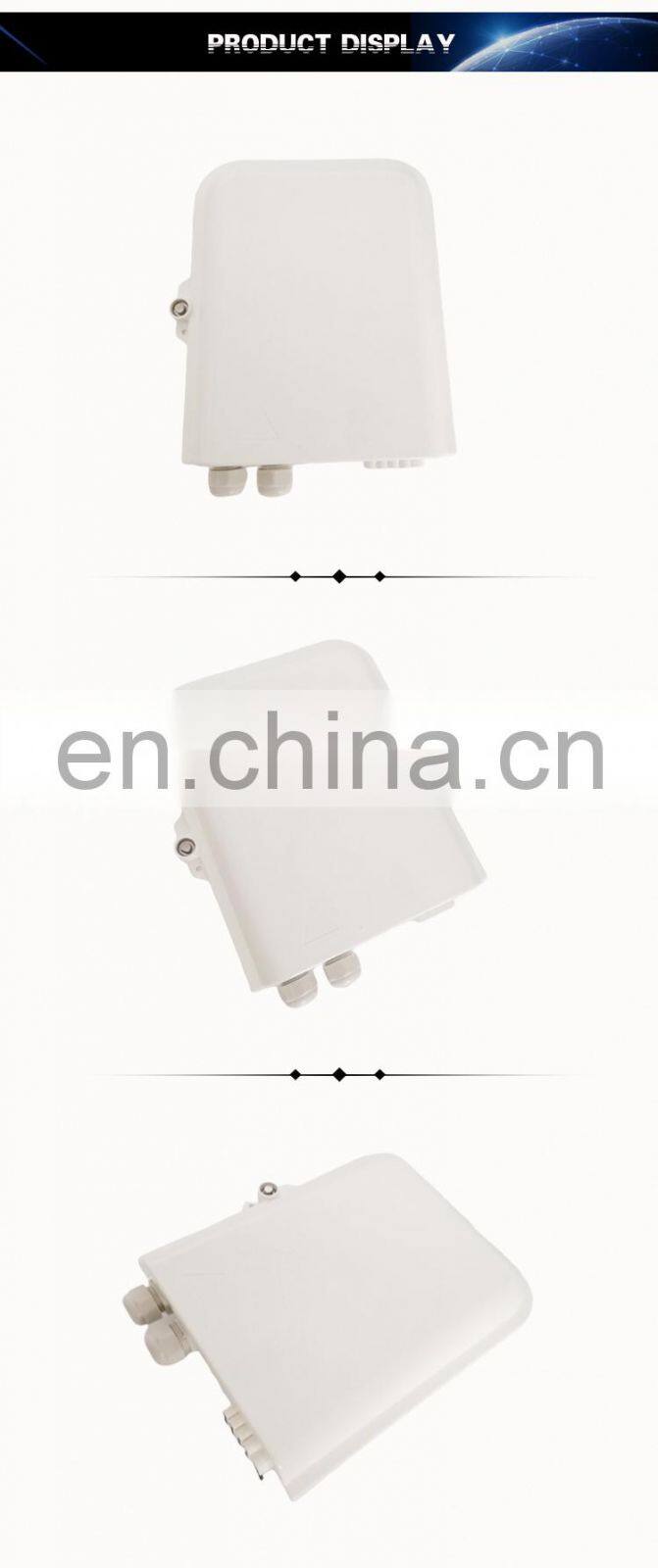 8 ports white FTTH joint box fiber optic cables machine distribution box FTTH Box