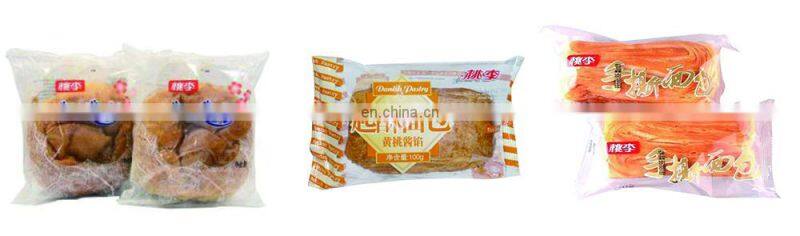 PLC Control Date protein bar Automatic Horizontal Wrapper Pillow Packing Machine cookie cake Flow Wrapping Machine