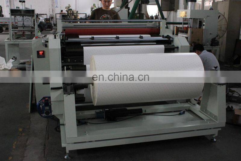 Film and Paper Roll to Sheet Cutting Machine with Slitting Function