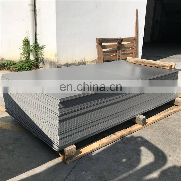 Black Gray Hard Plastic PVC Sheet