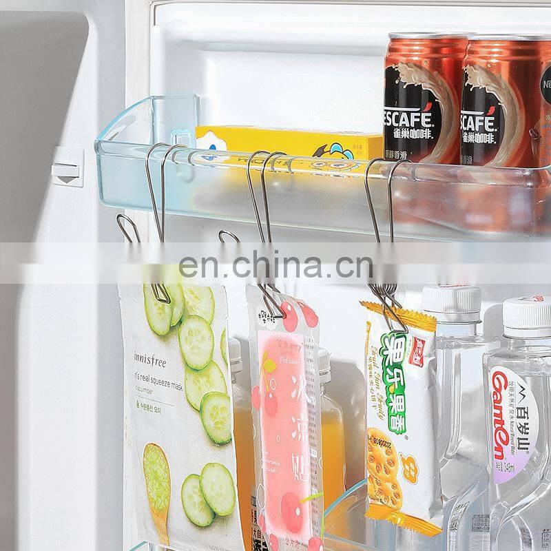 Home Storage Rack Laundry Chip Hooks Clothes Pegs Photo Clip Stainless Steel Clothespins Towel Chips Hook Laundry Storage Holder
