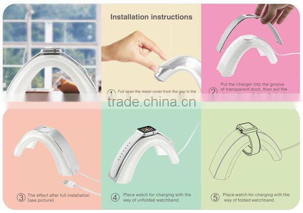 New Rainbow Design Dock Stand Station For Apple Watch