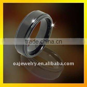 simple design tungsten carbide facet ring