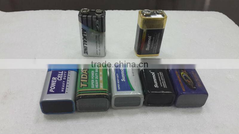 6f22 size 9V dry cell battery