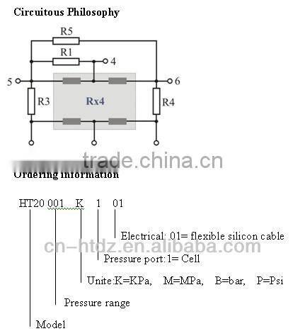 silicon oil filled pressure sensor
