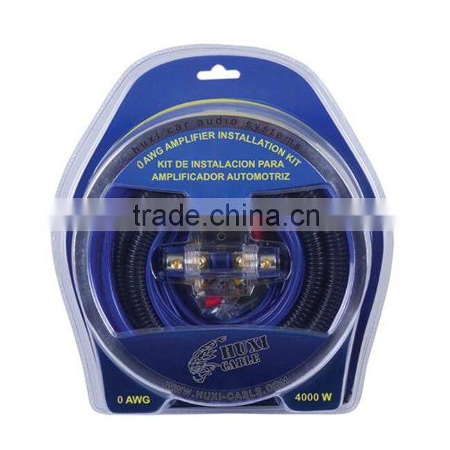 200w Power Amplifier Audio Amplifier Kits , Amplifier Wire Kit , Car Audio Amplifier Wire Kit