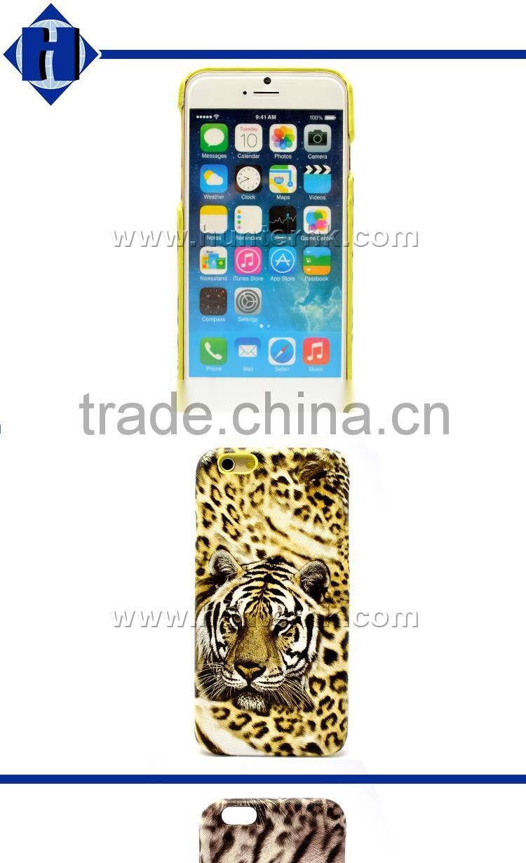 Hard Cartoon Tiger Painted PC Case For iPhone6 Plus