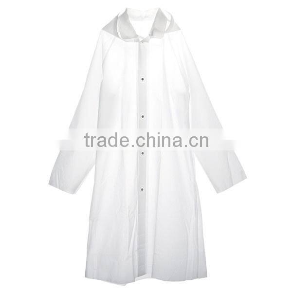 Ployster/PVC Men Rain Trench Coat