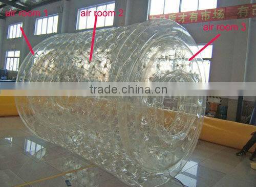 inflatable water roller park games OEM factory supply