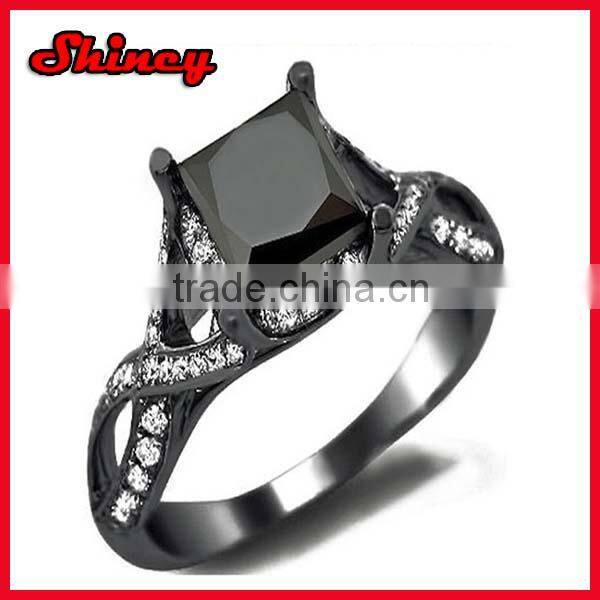 rose gold multi circle wrap gold micro silver zirconia ring