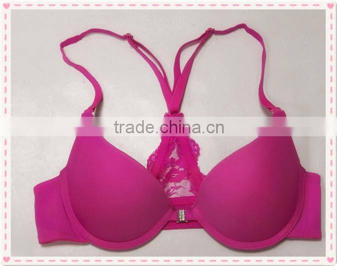 Fashion Racer Back Bras Girls Push-up Bra Top High Quality