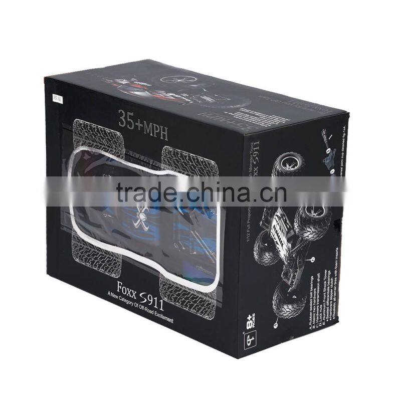 Blue GPTOYS S911 2WD 1/12 45km/h Off Road Remote Control Brush Truck