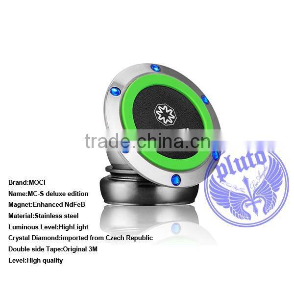 Magnetic Car Mount stainless steel Metal anti-slip stand cell phone holder