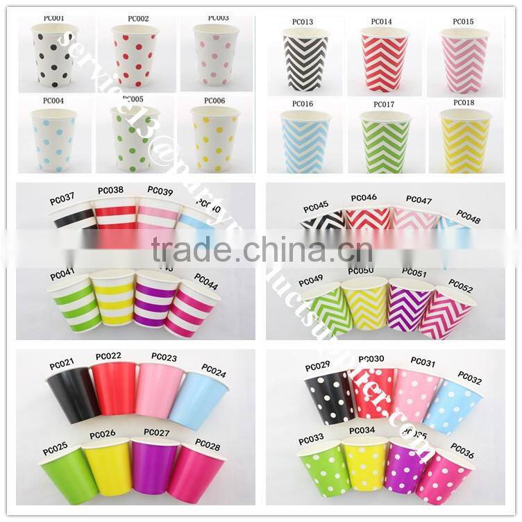 Manufacture Party Favor Supplies 9 OZ Disposable Drinking Paper Cups
