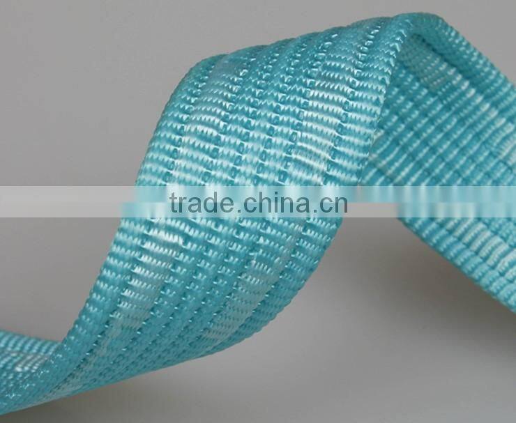 mixed color beads pattern and microproove polyester/pp webbing,Bump belt.