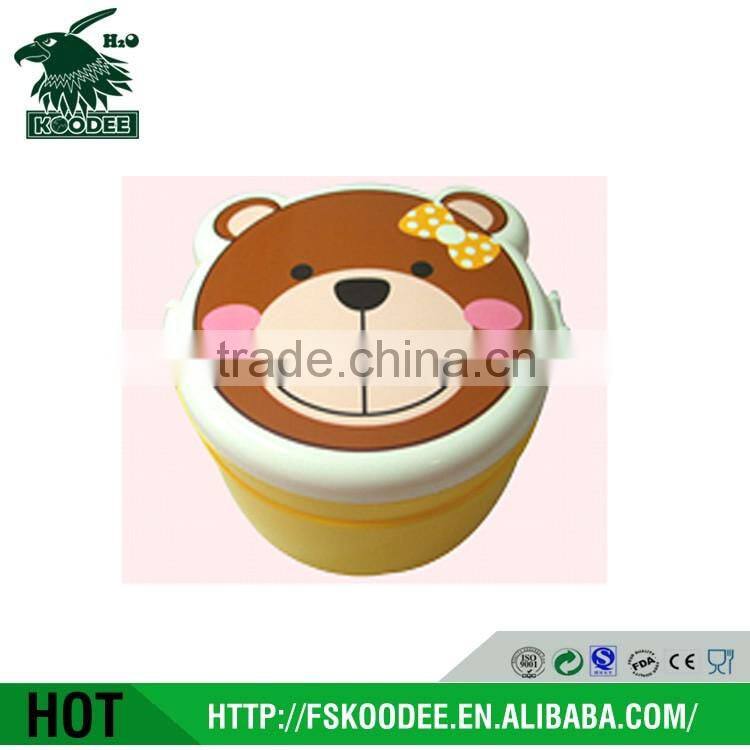 FDA approved plastic food container with customized logo for kids