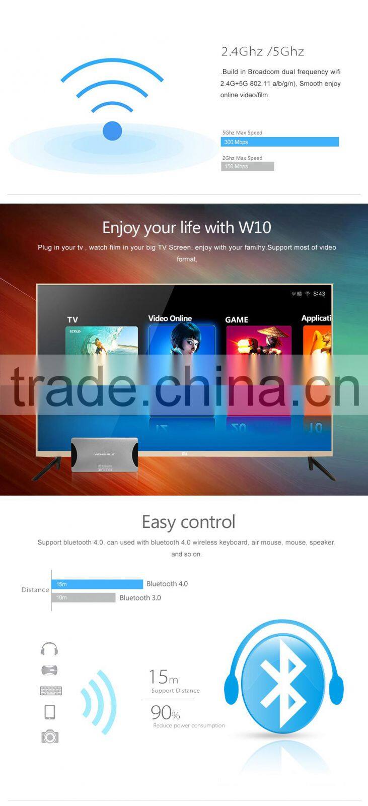 Factory vensmile w10 mini pc 2gb 64gb Intel 2016 vensmile w10 mini pc vensmile w10 mini pc 2gb 64gb