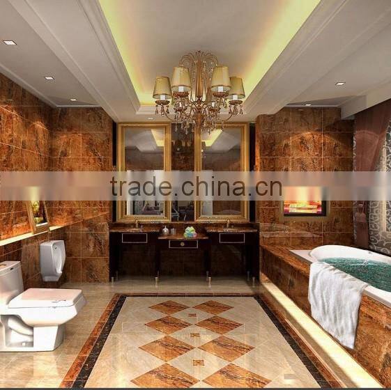 broken look porcelain verde green marble tile for Australian market