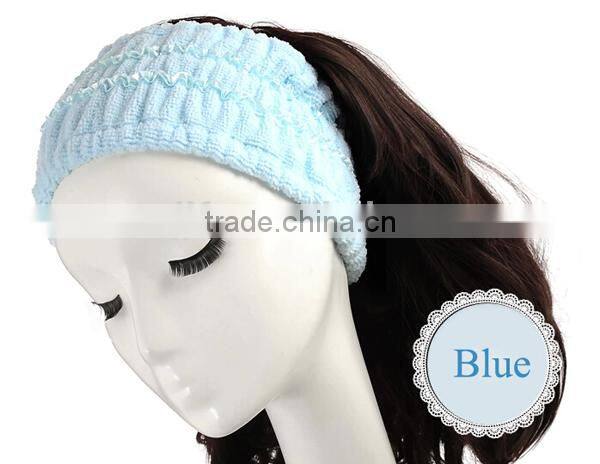 Ribbon Lace Microfiber Hairband/Discharge Makeup Headband