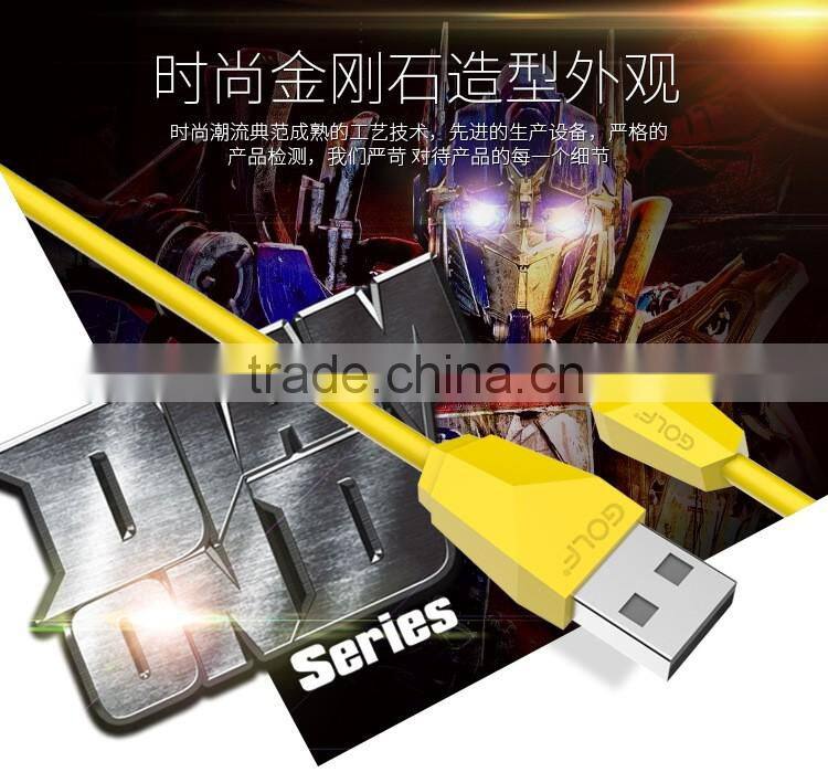 GOLF Original Diamond Series1.5A 1M Quick Charge And Data Cable For iphone 6