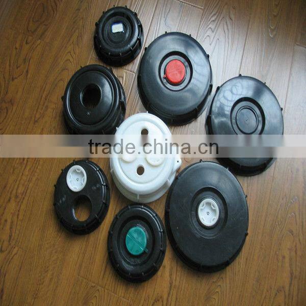 7'' white round chemical container lid