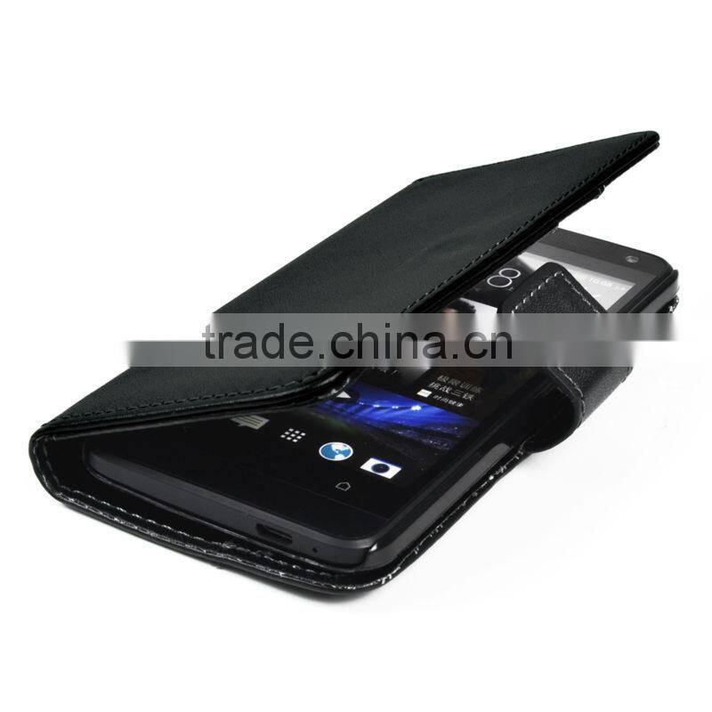 Wholesale price for HTC one M4 Stand PU Leather case
