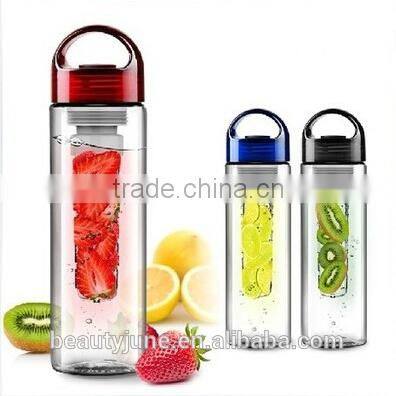 2015 new custom logo bpa free tritan fruit infuser water bottle, infuser water bottle 700ml
