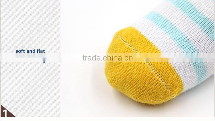comfortable cute pure cotton stripe socks for baby and children