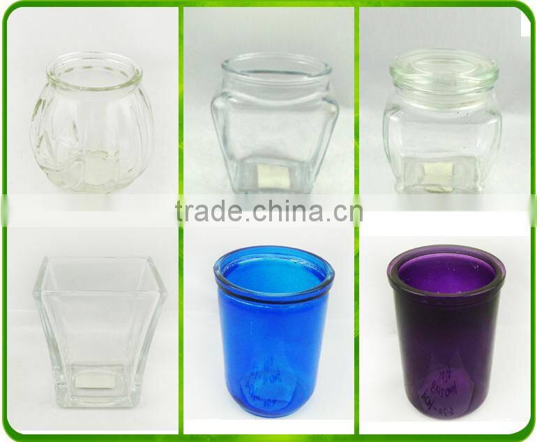 Customized Clear Fancy Water Glass Bottle Glass Jar