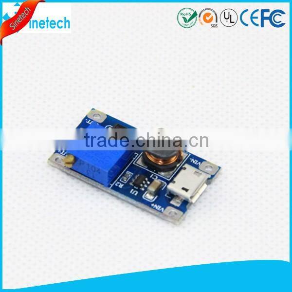 DC-DC step up module input wide voltage 2 / 24V to 5/9/12 / 28V adjustable