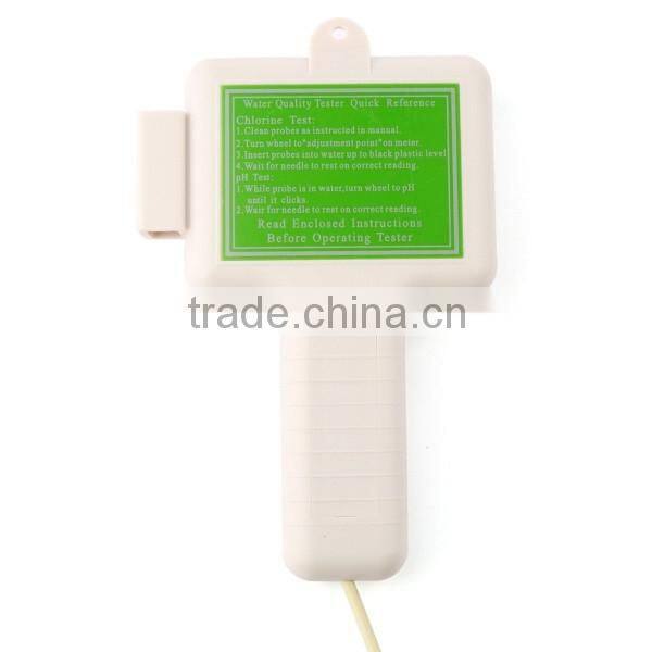 Worldwide Water Quality PH/CL2 Chlorine Tester Level Meter for Swimming Pool Spa