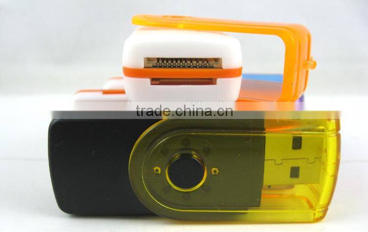 High speed USB 2.0 multi-card reader direct reading SD / MS / TF / M2 Card