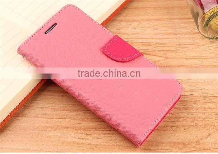 Mix Color Luxury Flip Wallet Leather Case For Samsung Note 5 Cell Phone
