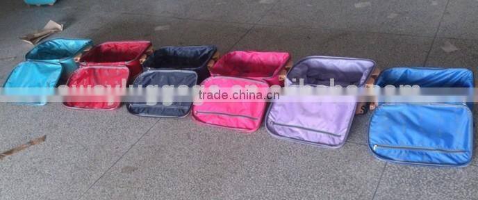 yiwu cheap stock stocklot closeout 3pcs EVA wheeled trolley luggage set