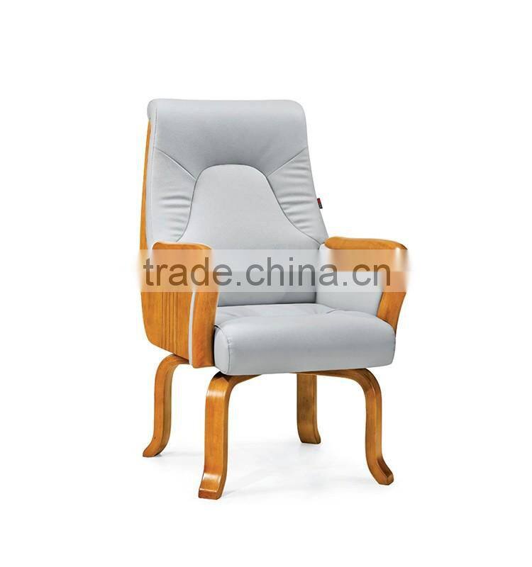 Factory for Luxury Classic wooden Conference Chair For Meeting Room