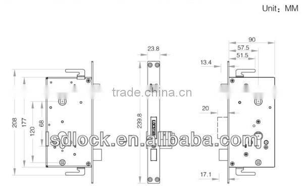 Electronic Fingerprint Indoor Door Lock