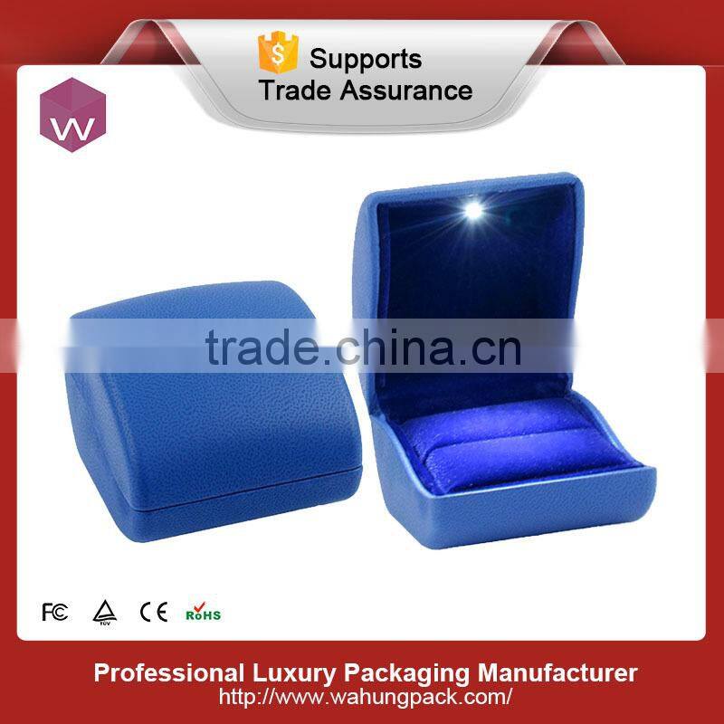 Exquisite jewelry led ring box packaging(WH-4027-ML)