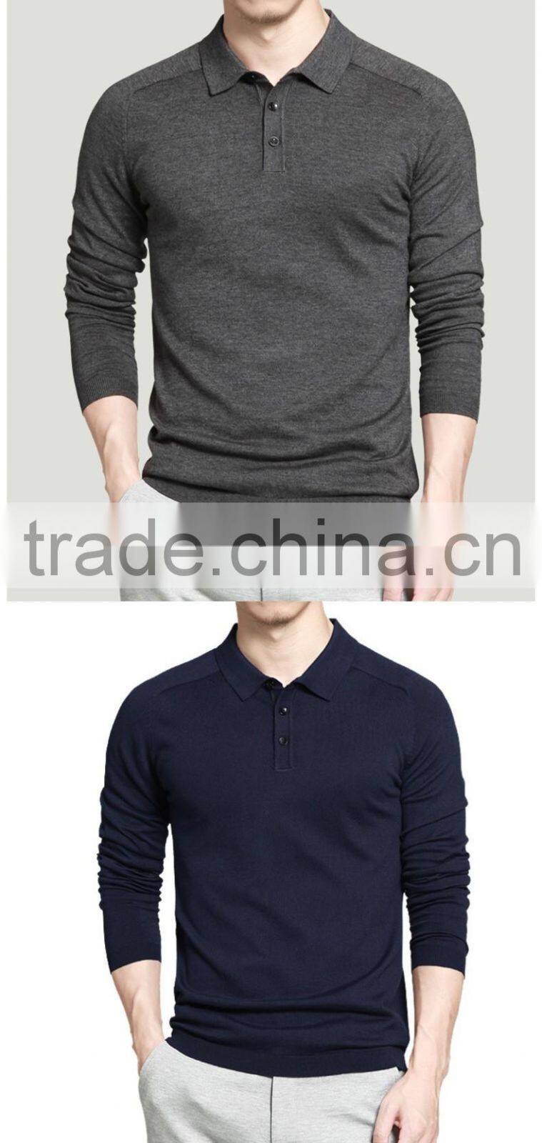 Wholesale china family couple custom printing Logo men sport golf polo neck design long yellow latest style men's t-shirt