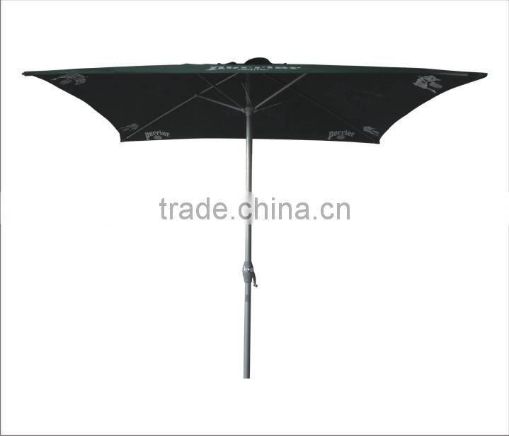 aluminum pole dia 3M umbrellas patio outdoor large sun umbrella beige fabric promotional beach umbrella
