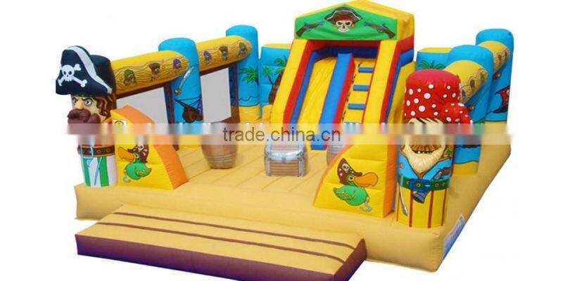 kids playground inflatable bouncer pirate for fun jumping