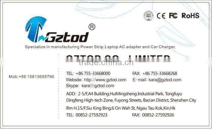 90W Automatic Laptop Charger Universal Laptop Travel AC/DC Adapter With LCD Display and 8 Dips