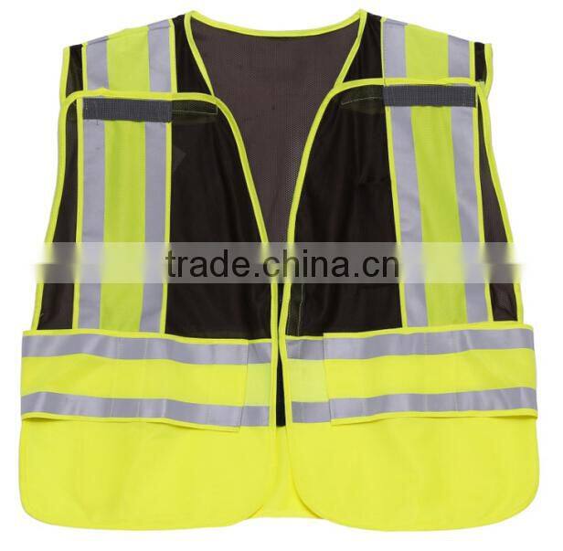 201606230940 high visibility red coffee Vest Security reflective