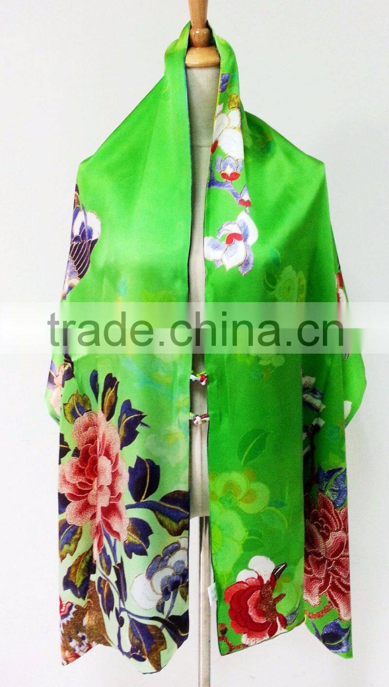 Factory Direct Custom Digital Printed Silk Scarf